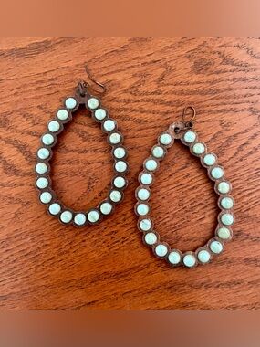 Sookie Sookie Faux Turquoise Ravena Teardrop Earrings – Western NFR Boutique